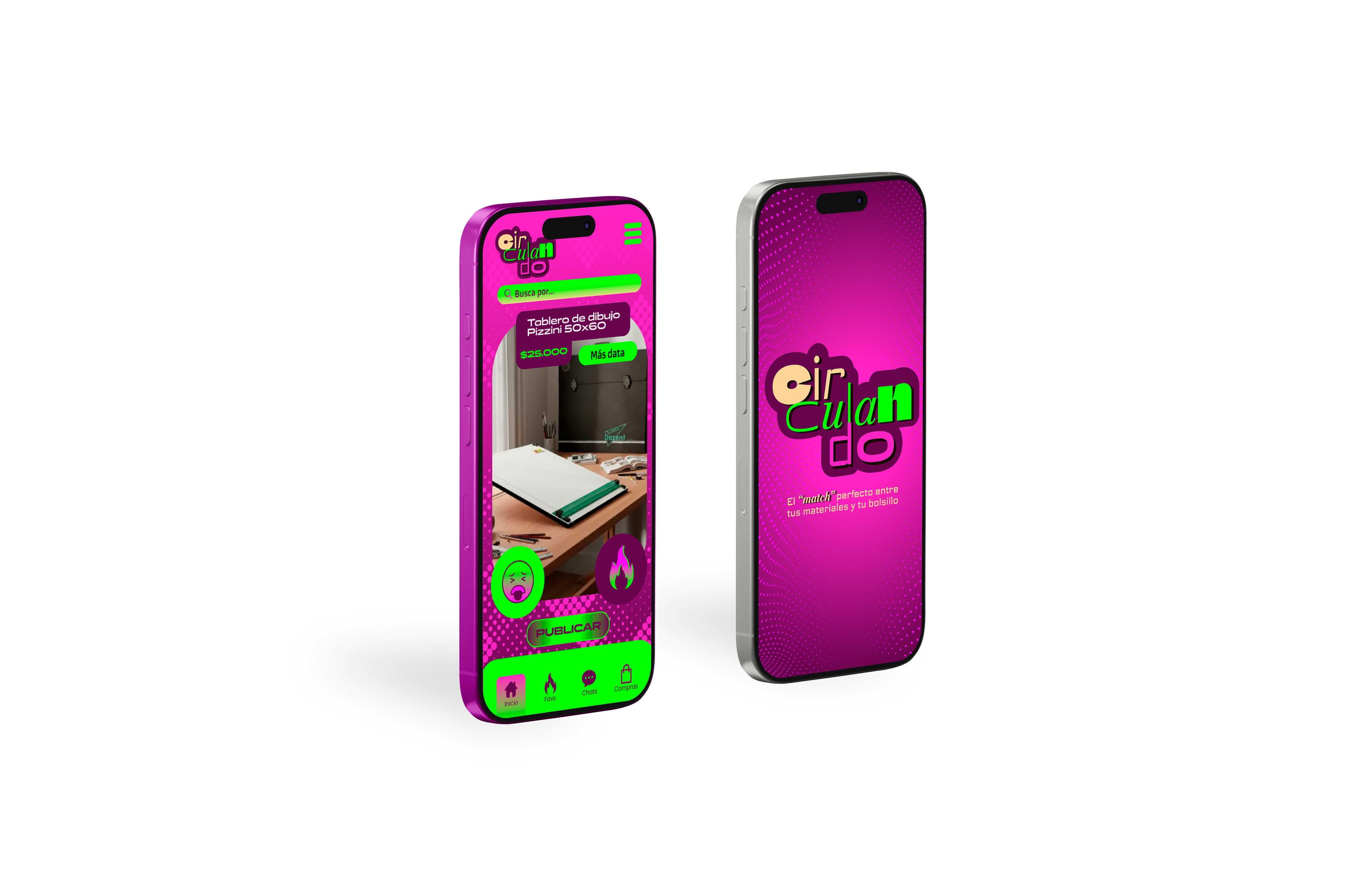 Circulando App Mockup